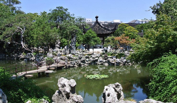 中國古典園林造景的五大元素-水體